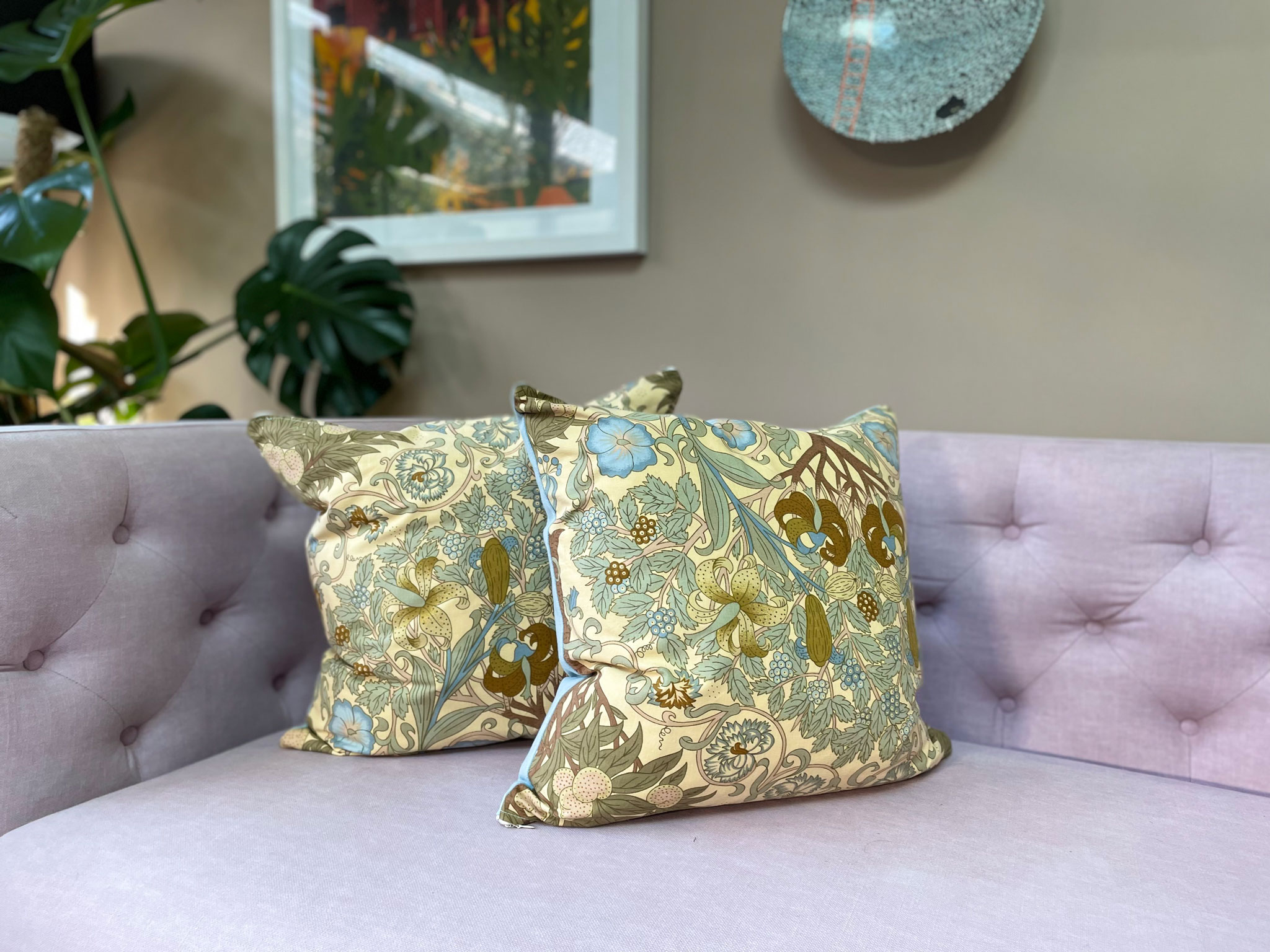 Vintage William Morris Liberty Cushion - Image 3