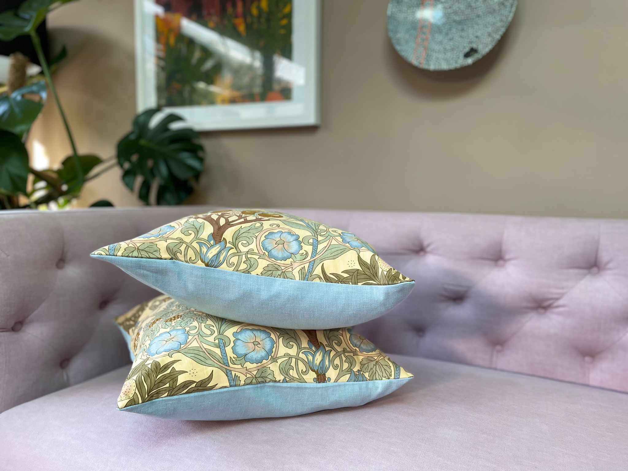 Vintage William Morris Liberty Cushion - Image 2